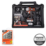 beyond by BLACK+DECKER Juego de 6 Herramientas Inalámbricas 20V con 8 Brocas AZBDMT1206