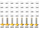 Yonico 13075 Yonico 13075 1-1/2" Cove Faux Panel CNC Cabinet Door Raised Panel Router Bit 1/2" Shank