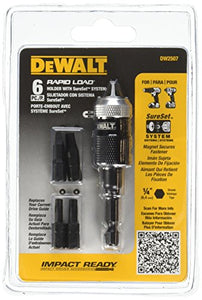 DEWALT Sujetador de Puntas Rapid Load para Atornillar y Perforar 6 Piezas DW2507