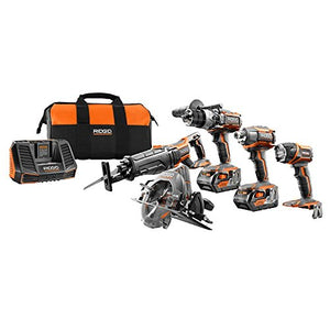 Ridgid Tool Company R9652 - Kit de herramientas (5 unidades, 18 V)