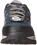 Skechers, Zapatos para trabajo antideslizantes, Soft Stride Grinnel 77013EW, Azul/Gris, 28 Horma Extra Ancha