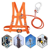 Kits de arnés de seguridad, arnés de seguridad para la detención de caídas, 6 stypes Arnés de escalada ajustable para exteriores Cinturón de seguridad Cuerda de rescate(Hebilla grande 5M)