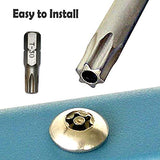 L-A M6 x 25 mm acero inoxidable 304 tornillos de seguridad antirrobo Torx (20 unidades)