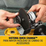 DEWALT Kit Mini Esmeriladora Inalámbrica 20V MAX* 4-1/2 Pulgadas DCG412P2