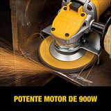 Mini Esmeriladora 4.1/2 900W 11000Rpm 5/8-11 Dewalt Dwe4120