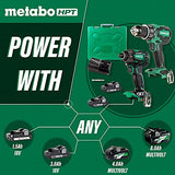 Metabo HPT KC18DBFL2C - Kit combinado inalámbrico de taladro multivoltios de 18 V y destornillador de impacto de triple martillo