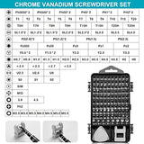 MCSWKEY Juego de Destornilladores, Juego de Destornilladores Precisión Set 115 en 1 Mini, Kit de Herramientas Magnéticas Precision de Reparación de Bricolaje Profesional para Teléfono Móvil, , Laptops, PCs, MacBooks, Xboxs, Gafas