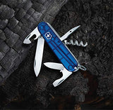 Victorinox Navaja Spartan, Azul Transparente, 12 Usos