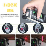 SEAFON Nivelador láser de línea, Medidor Láser Multipropósito + Cinta Métrica de 2,5 m, nivelador laser fácil uso para aplicar en techo/piso/pared nivel laser (negro)