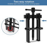 Extractor de Engranajes de rodamiento Estable de Dos Patas gemelas, Manual removedor Extractor Engranaje de rodamiento de Patas Dobles Dos mandíbulas,Herramienta de separación para Cubo de la Rueda