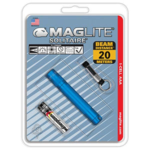 MagLite Solitaire - Linterna incandescente (1 celda), Color Azul