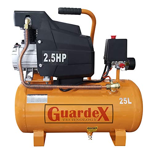 Compresora Aire Tanque Compresor Lubricado Motor 2.5 HP 25 L