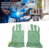 1 Par de Guantes de Soldadura de Oxifluoruro TIG, Piel de Cabra, Aislamiento Térmico, Ignífugo, Suave, Resistente Al Desgaste para Tareas de Jardín, Mantenimiento Y Mecánicas, Tamaño Libre para Hombre