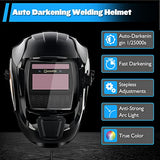 Casco De Soldador Con Oscurecimiento AutomáTico True Color, Pantalla Ancha 4/9-13 Para Cascos De Soldadura Tig/Mig/Mag/Mma/Arc