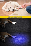 DARKBEAM Luz UV 365 nm lámpara de madera negra linterna ultravioleta LED portátil mini antorcha detector de mano para orina de perro manchas de mascotas 370 nm identificación antifalsificación, curado de resina