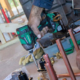 Metabo HPT Controlador de impacto inalámbrico de 18 V, tecnología de triple martillo, potente par de torsión de 1, 832 pulgadas/Lbs, disparador de velocidad variable, compatible con IP56, luz LED, solo herramienta (WH18DBDL2Q4)