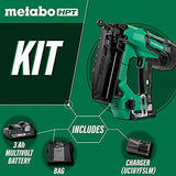 Metabo HPT Cordless Finish Nailer Kit, Unique Air Spring Drive System, 18V - 3.0 Ah Lithium Ion Battery, Brushless Motor, 16 Gauge, Lifetime Tool Warranty (NT1865DMS)