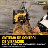 DEWALT Rotomartillo SDS Plus 20V MAX* FLEXVOLT con Motor Brushless sin Escobillas 5.0Ah Bateria y Cargador incluido DCH273P2