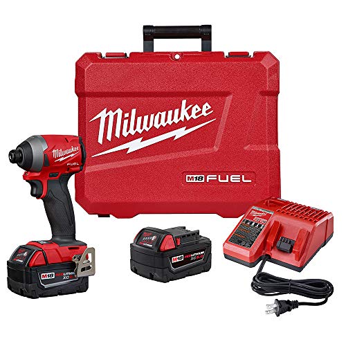 Milwaukee 2853-22 M18 - Kit de destornillador de impacto hexagonal de 1/4 pulgadas