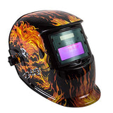 Oakland CE-M9 Careta Para Soldar Electronica Ajuste De Matraca Fuego Calavera, color, pack of/paquete de 1