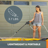 Worx Hydroshot - Limpiador de energía portátil de 20 V Power Share 320 PSI -WG620 (batería y Cargador incluidos)