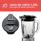 Licuadora Pulverix Digital Black + Decker de 700 Watts con 6 Cuchillas y Jarra de Vidrio BL1840MS-MX