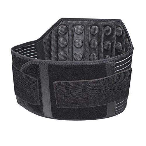 ZFF Soporte Lumbar Cinturón Atrás Apoyo para Hombres Y Mujer con 26 Imanes para Inferior Atrás Dolor Alivio Escoliosis Hernia De Disco Ciática (Size : XL)