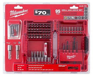 Milwaukee 48-89-1561 Juego de brocas y accionamiento, 95 piezas