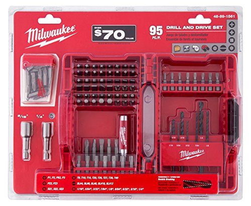 Milwaukee 48-89-1561 Juego de brocas y accionamiento, 95 piezas