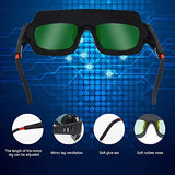 Extaum Solar Powered Auto Oscurecimiento Soldadura Goggle M?scara Lente Ancho Casco Soldador Gafas PC Lens Ojo Gafas para Protecci?n de Soldadura Soldadura por Arco Soldadura de Pulido