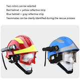 outdoor equipment Casco Exterior Ligero ABS, Cueva para Casco de montañismo de Rescate, Sombrero de Seguridad Anti-colisión ZDDAB