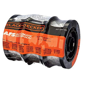 Black and Decker AF-100-3ZP - Trimer de línea repelente de bobina (3 unidades), color negro