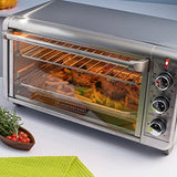 Horno con freidora de aire BLACK+DECKER extra amplio