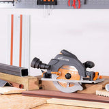 Evolution - 027-0004C Power Tools R185CCSX Kit de sierra circular multimaterial de 7-1/4 pulgadas con pista de 40 pulgadas