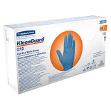 Kimberly-Clark KleenGuard G10 Flex Nitrile Gloves, Chemical Resistant, Powder Free, 2 mil Thickness, 9-1/2" Length, Extra Small, Blue 38518 (Pack of 100)