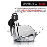 Redlemon Candado para Bicicleta y Motocicleta con Alarma, Sensor de Movimiento, Seguro Antirrobo de Compatible con Vehículos con Llanta de Disco, Resistente a Salpicaduras