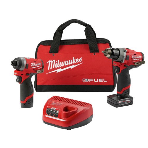 Milwaukee 2598-22 M12 FUEL Kit combinado de 2 herramientas: 1/2