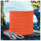 Cuerda de Seguridad Cuerda Multifuncional Naranja De 6mm/8mm/9,5mm/12mm, Cuerda De Seguridad De Escalada, Cuerda De Escape De Emergencia Familiar, Protección De Ingeniería, Cuerda Auxiliar De Segurida