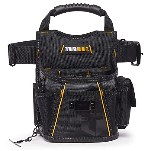 ToughBuilt - Bolsa de utilidad y cinturón de herramientas - resistente, calidad premium de lujo, duradero, tamaño de cinturón ajustable - (TB-316-2)