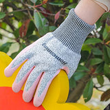 HOMEANING Guantes de jardinería para mujeres y hombres, guantes protectores recubiertos de nitrilo y goma, guantes de jardín a prueba de espinas, guantes de trabajo al aire libre, azul, verde, gris, rosa (talla M a XL) (mediano, goma, 6 pares, rosa)