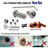 L-A M6 x 25 mm acero inoxidable 304 tornillos de seguridad antirrobo Torx (20 unidades)