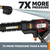 Worx Limpiador de energía portátil de 40 V Power Share Hydroshot 2 x 20 V (baterías y Cargador incluidos) – WG644