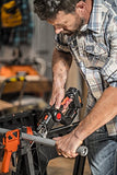 WORX WX550L 20V AXIS 2-in-1 Reciprocating Saw and Jigsaw with Orbital Mode, Variable Speed and Tool-Free Blade Change