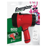 Energizer Foco portátil LED, Linterna Recargable para entornos de Trabajo difíciles y proyectos de Bricolaje, luz Flash con Cable USB Incluido, Paquete de 1, Rojo