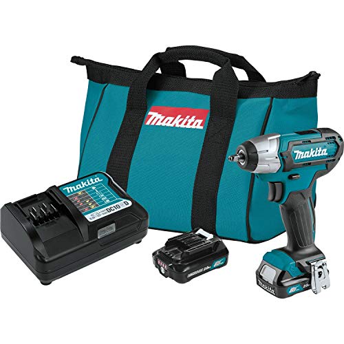 Makita WT04R1 12V max CXT® Kit de llave de impacto inalámbrica de iones de litio de 1/4