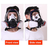 Gases Aerosoles químicos Ma-sk Pintura Anti-formaldehído Carbón activado Ma-sk Silicona Filtros de cara completa YINZHI