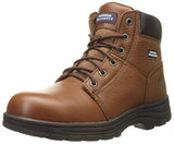 Skechers, Botas de Trabajo para Hombre, Workshire Relaxed Fit Work 77009EW, Marrón, 28 Horma Ancha