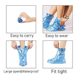 AFULILI - Fundas protectoras impermeables reutilizables y antideslizantes para zapatos de nieve y lluvia, resistentes al agua