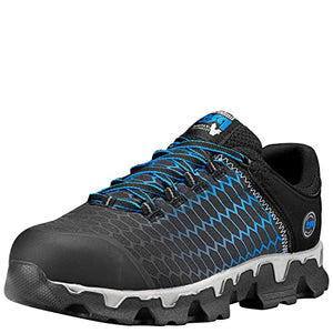 Timberland Powertrain - Puntera de seguridad deportiva de aleación para hombre, peligro eléctrico, AL, color negro, azul, 10 de ancho