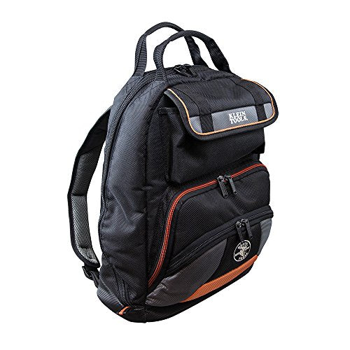 Mochila para herramientas Tradesman Pro™ de 44,5 cm en color negro con 35 bolsillos para trabajo pesado - 55475 Klein Tools